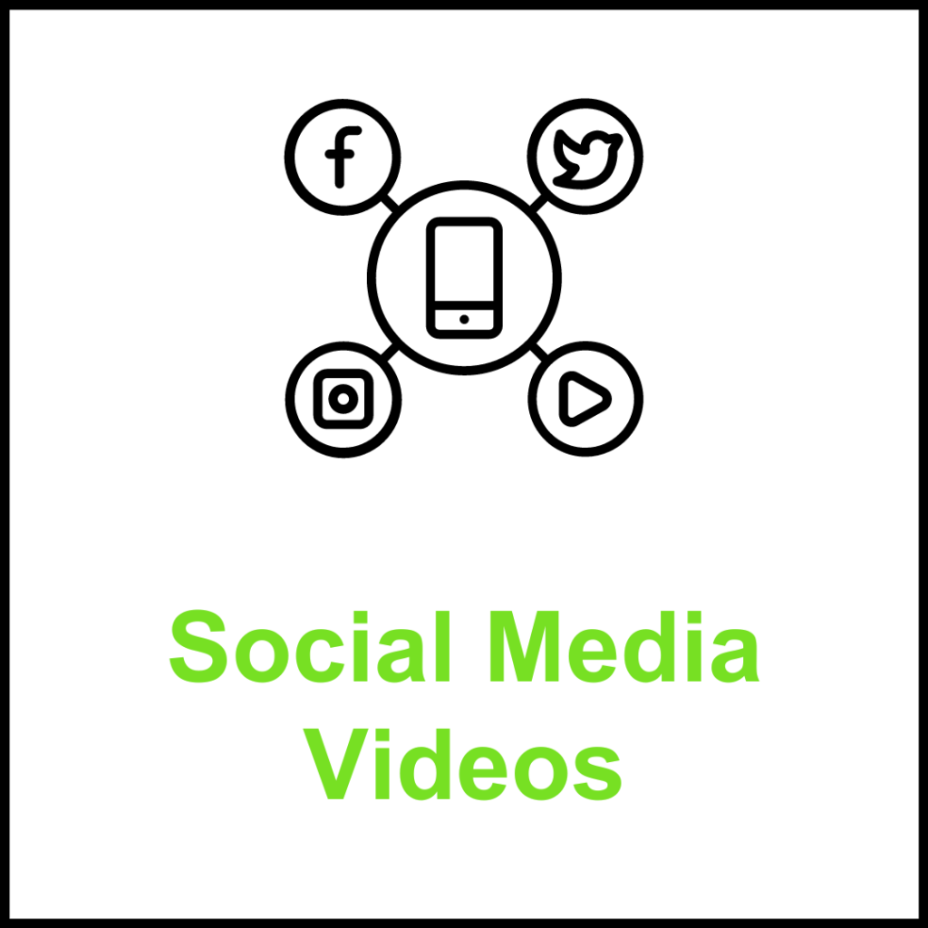 Infobild Social Media Videos